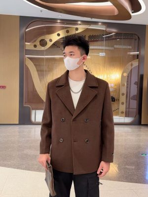 short overcoat for winter men