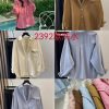 Ladies for cotton fabric long sleeves shirts