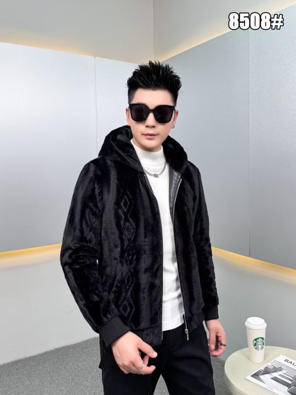 Men's Faux Mink Jacket