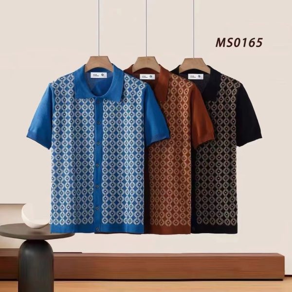 Men's short sleeves sweater