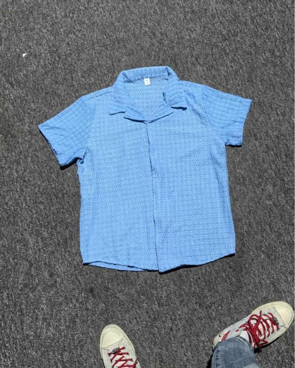Men's fashion short sleeves shirts