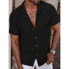 Men's fashion short sleeves shirts