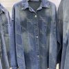 Denim long sleeves shirt for fashion ladies