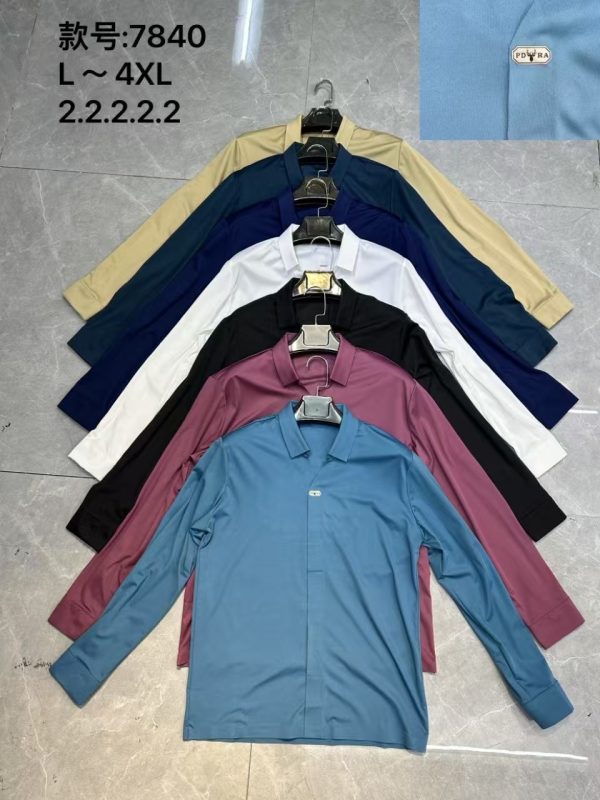 Polo long sleeves shirts for men's