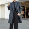 winter wool overcoat for men