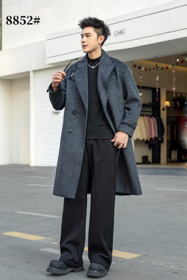 winter wool overcoat for men