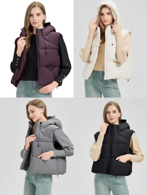 winter short vest for ladies