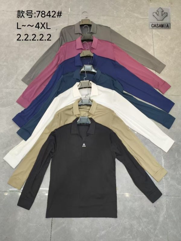Polo long sleeves shirts for men's