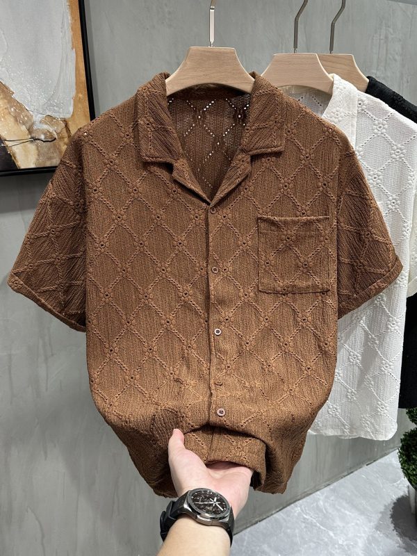 Men's summer short sleeves shirts