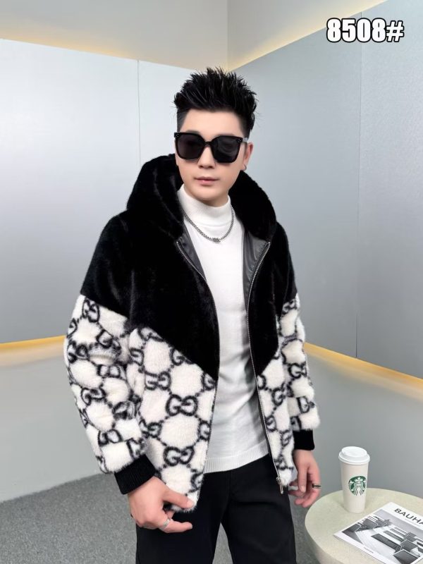 Men's Faux Mink Jacket