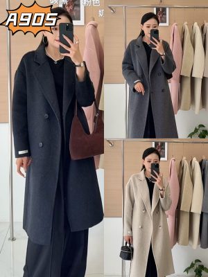 Ladies fashion overcoat
