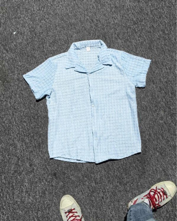 Men's fashion short sleeves shirts