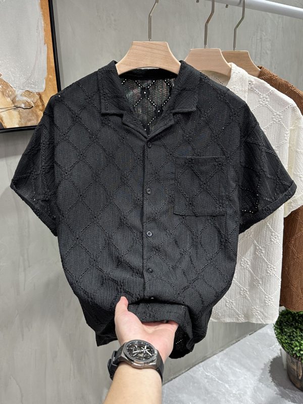 Men's summer short sleeves shirts