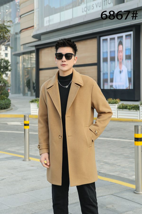 winter wool overcoat for men