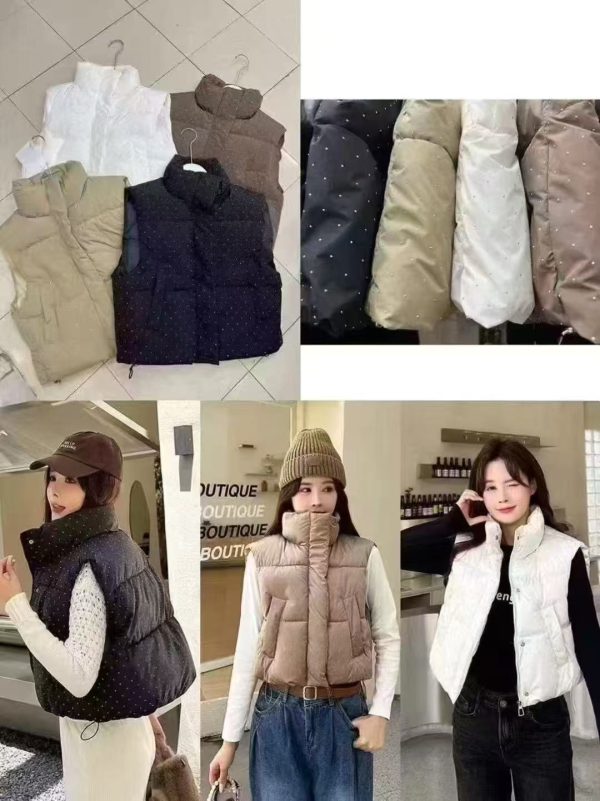 winter short vest for ladies
