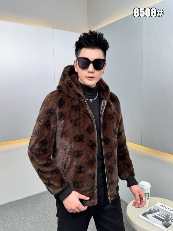Men's Faux Mink Jacket