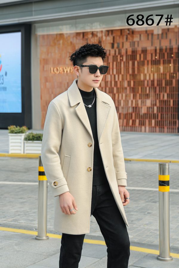 winter wool overcoat for men