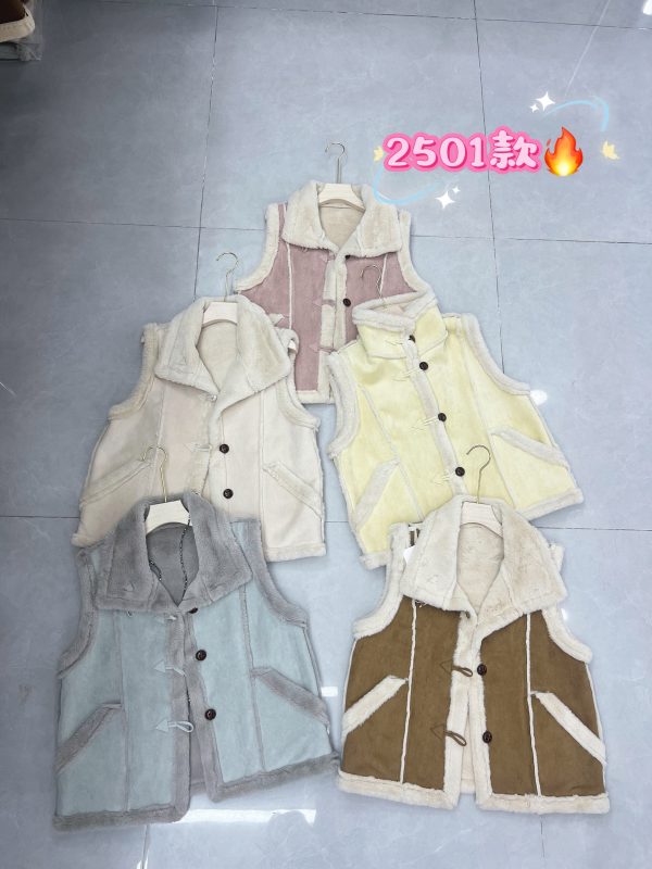 Ladies winter fur vest