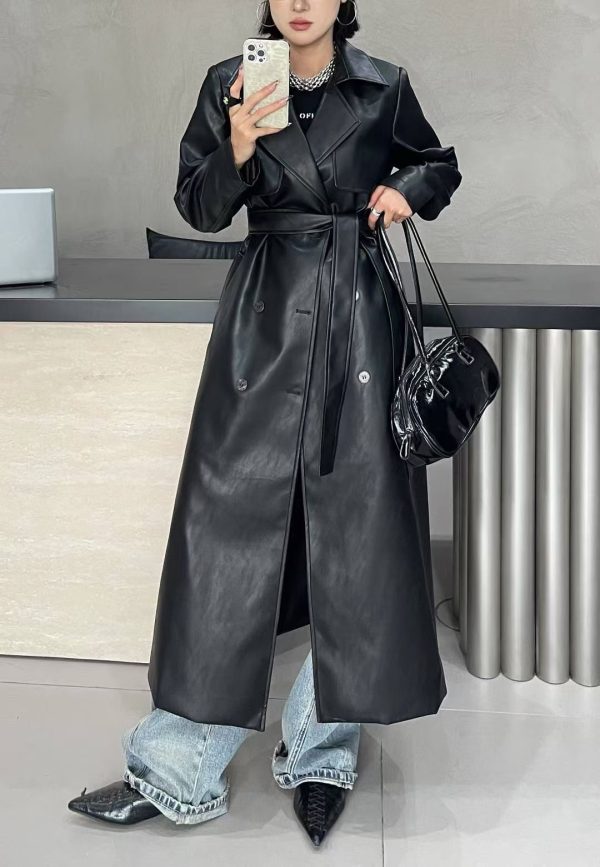 leather windbreaker for ladies