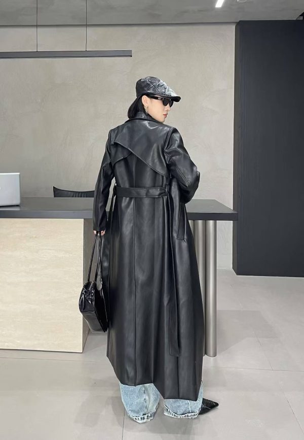 leather windbreaker for ladies