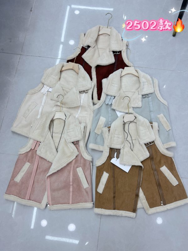 Ladies winter fur vest