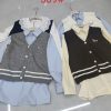 2-piece set for ladies(vest +blouse)