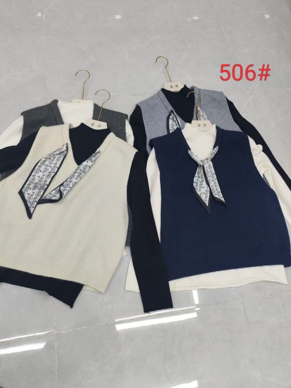 2-piece set for ladies(vest +blouse)